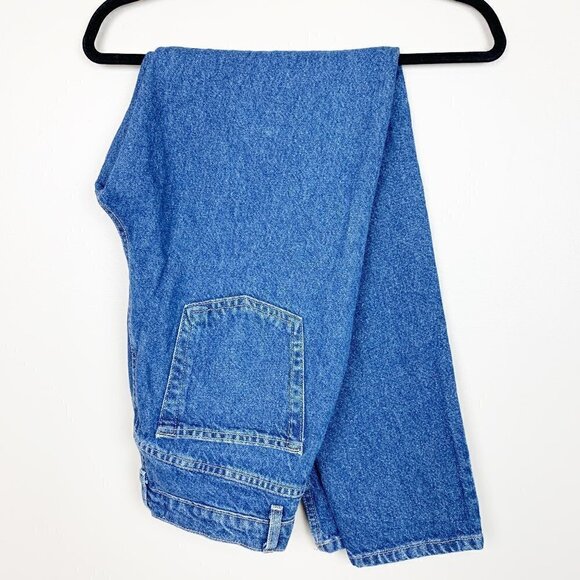 American Apparel High Rise Straight Leg Mom Jeans Medium Wash, Size 29 - Picture 1 of 10